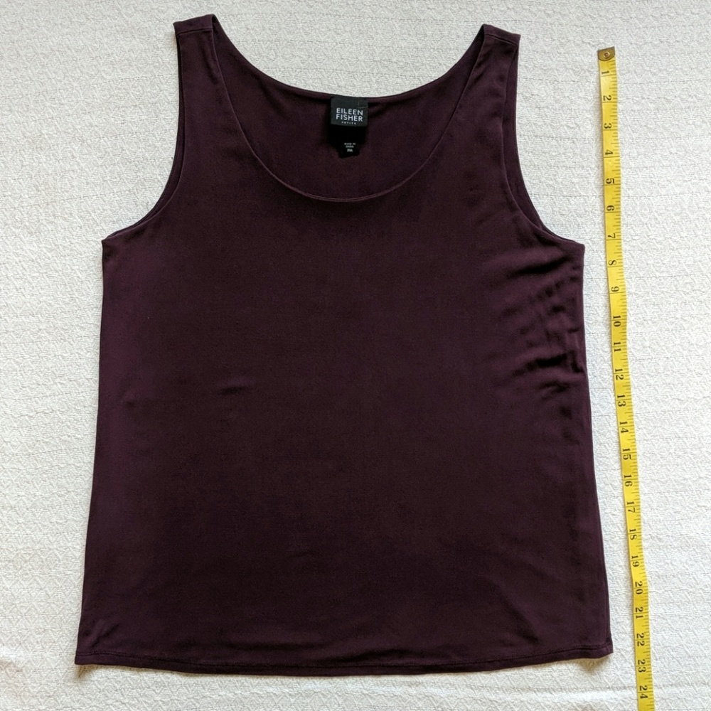 Eileen Fisher 100% silk shell